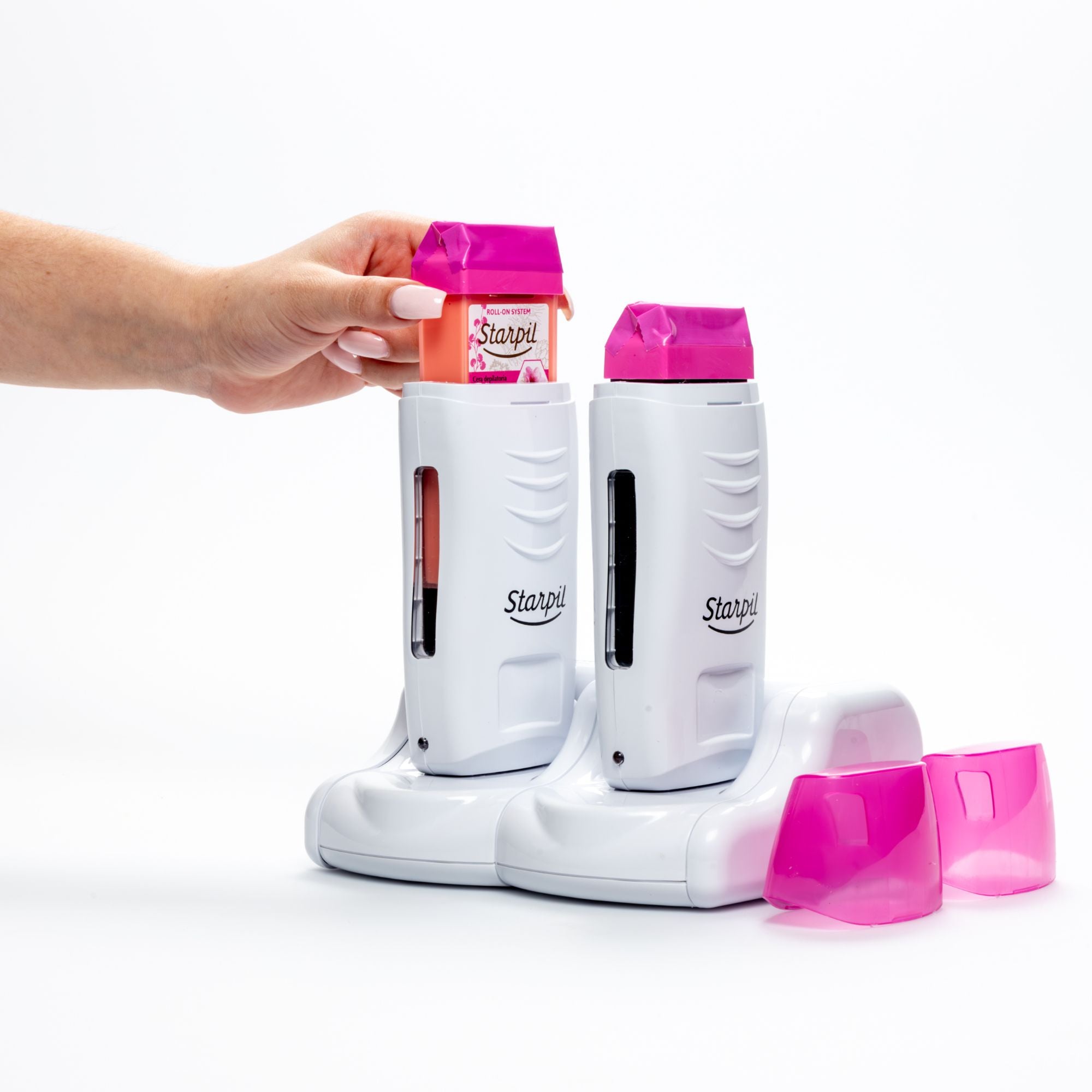 Aquecedor de cera roll-on duplo (sem fio)