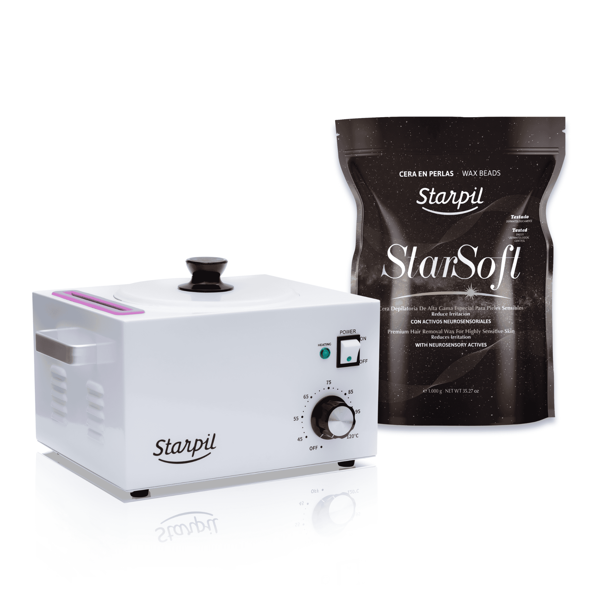 Calentador de cera dura premium grande - 5 lb