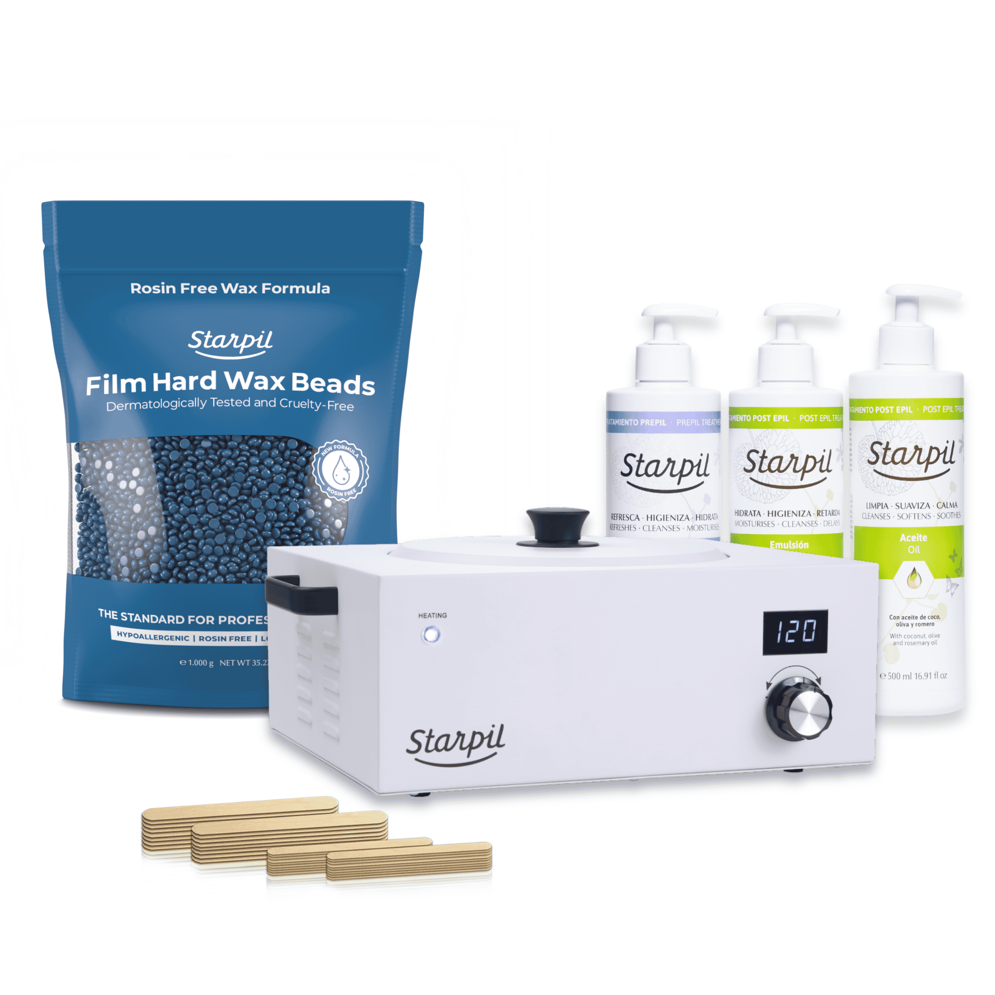 Premium Hard Wax Warmer Kit