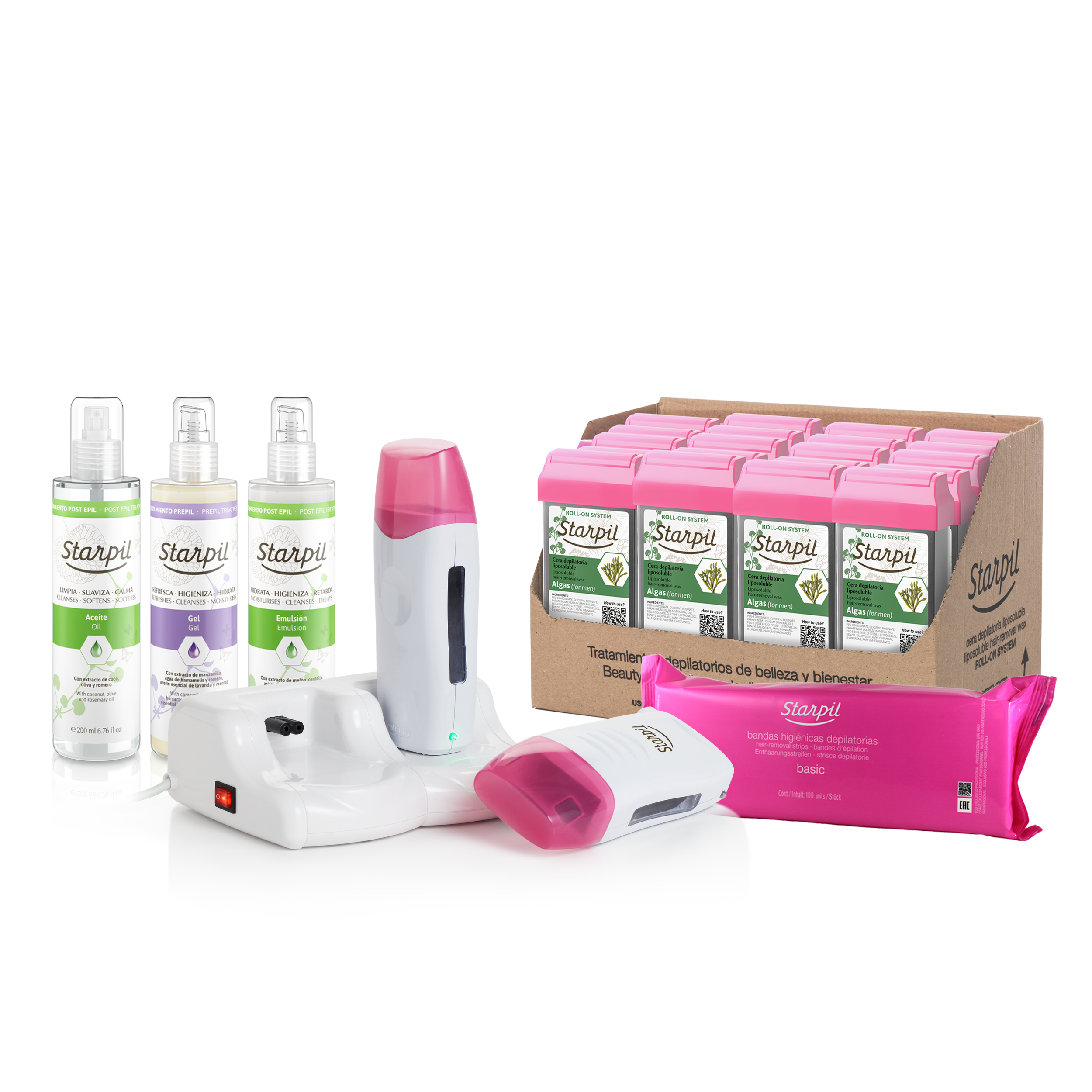 Professional Double Roll-On Wax Kit